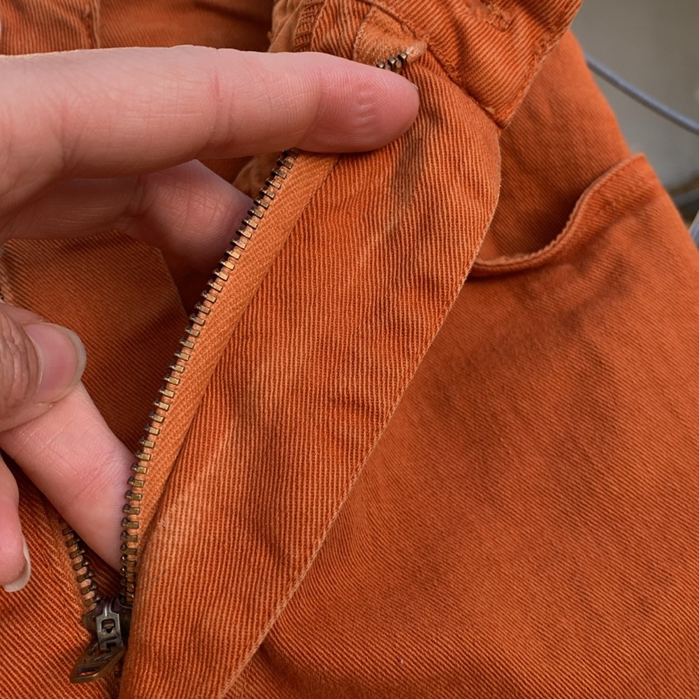 Whimsy + Row Flora Pant In Orange Wide Leg - Picture 6 of 16